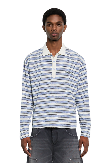 Trendtvision Striped Polo Longsleeve Blue